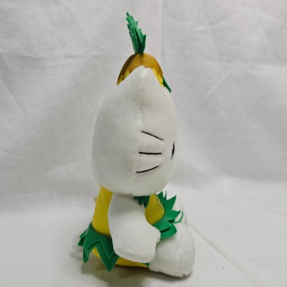 Vintage Hello Kitty Sanrio Tropical Pineapple Outfit Plush Hawaiian Rare 8" NWT - Picture 2 of 8